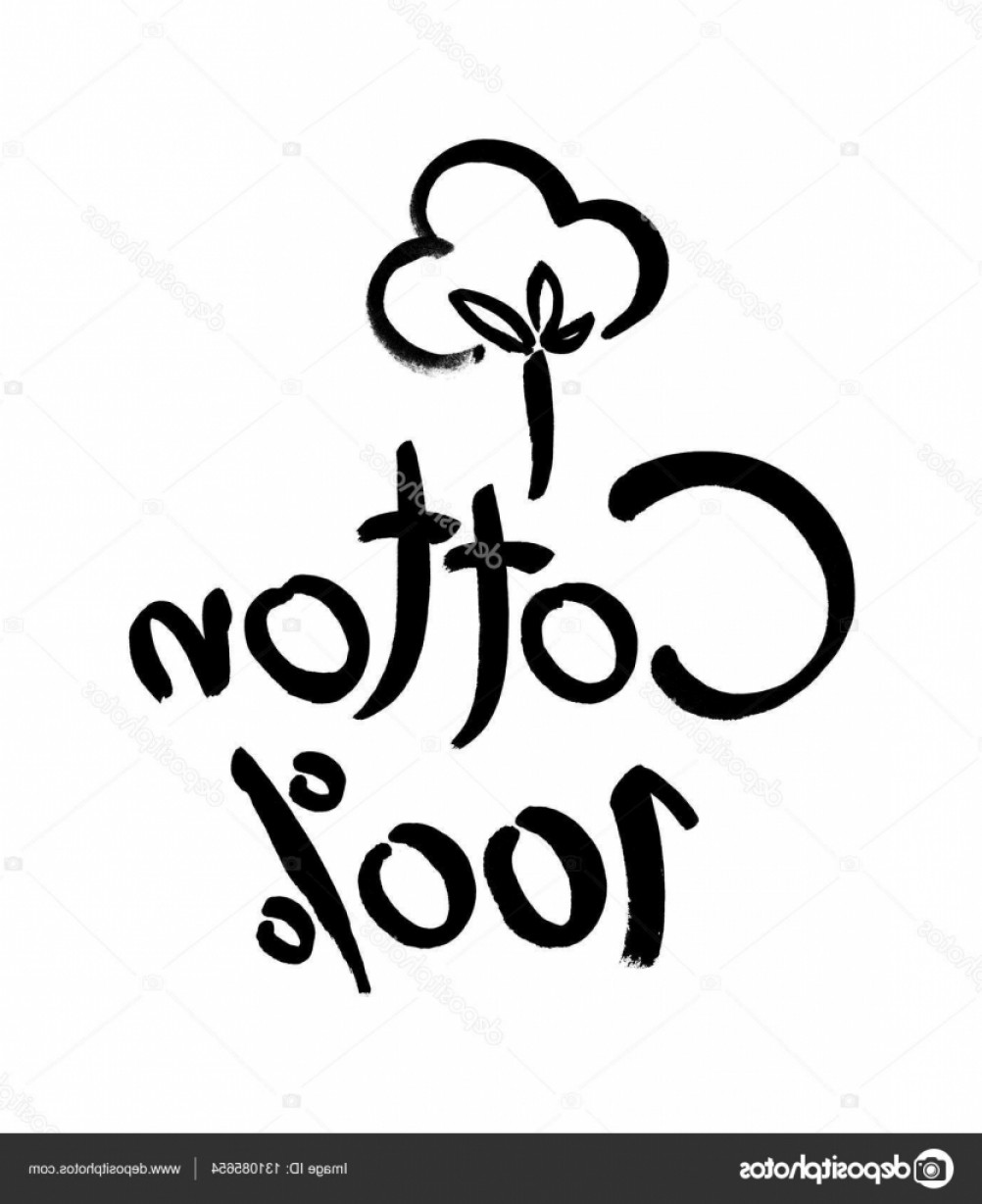 1002x1228 Black Cotton Logo Vector Catchsplace