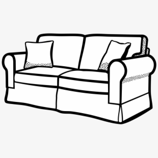310x310 Sofa Clipart Silhouette