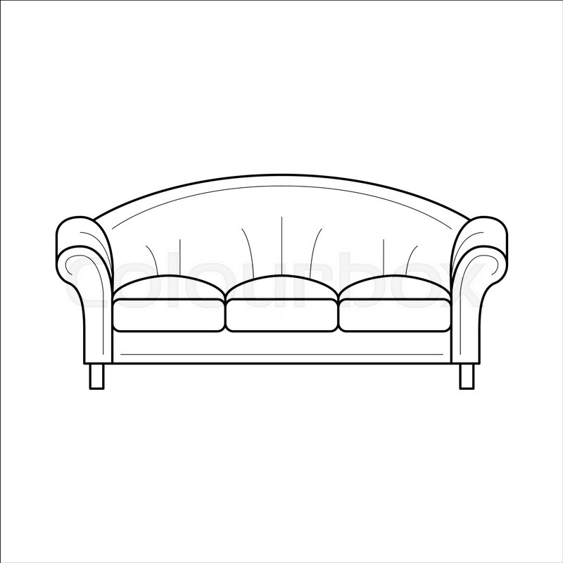 Couch Vector at Vectorified.com | Collection of Couch Vector free for ...