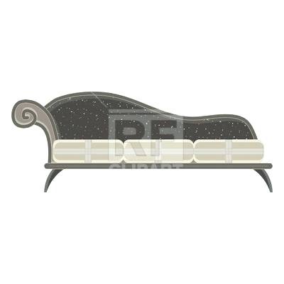 400x400 Classic Sofa Icon Front View Elegant Vintage Couch Vector Image