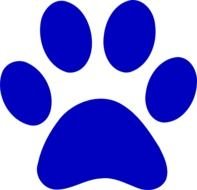 Blue Cougar Paw Images 197x190 Blue Cougar Paw Images