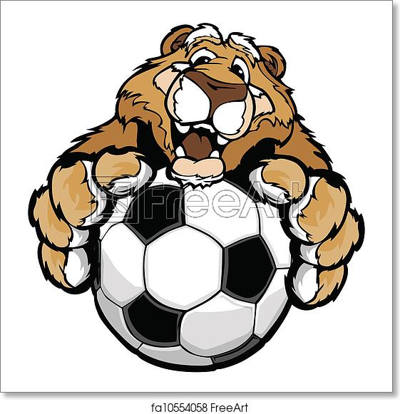 Free Art Print Of Graphic Mascot Vector Image Of A Friendly Cougar 561x581 Free Art Print Of Graphic Mascot Vector Image Of A Friendly Cougar