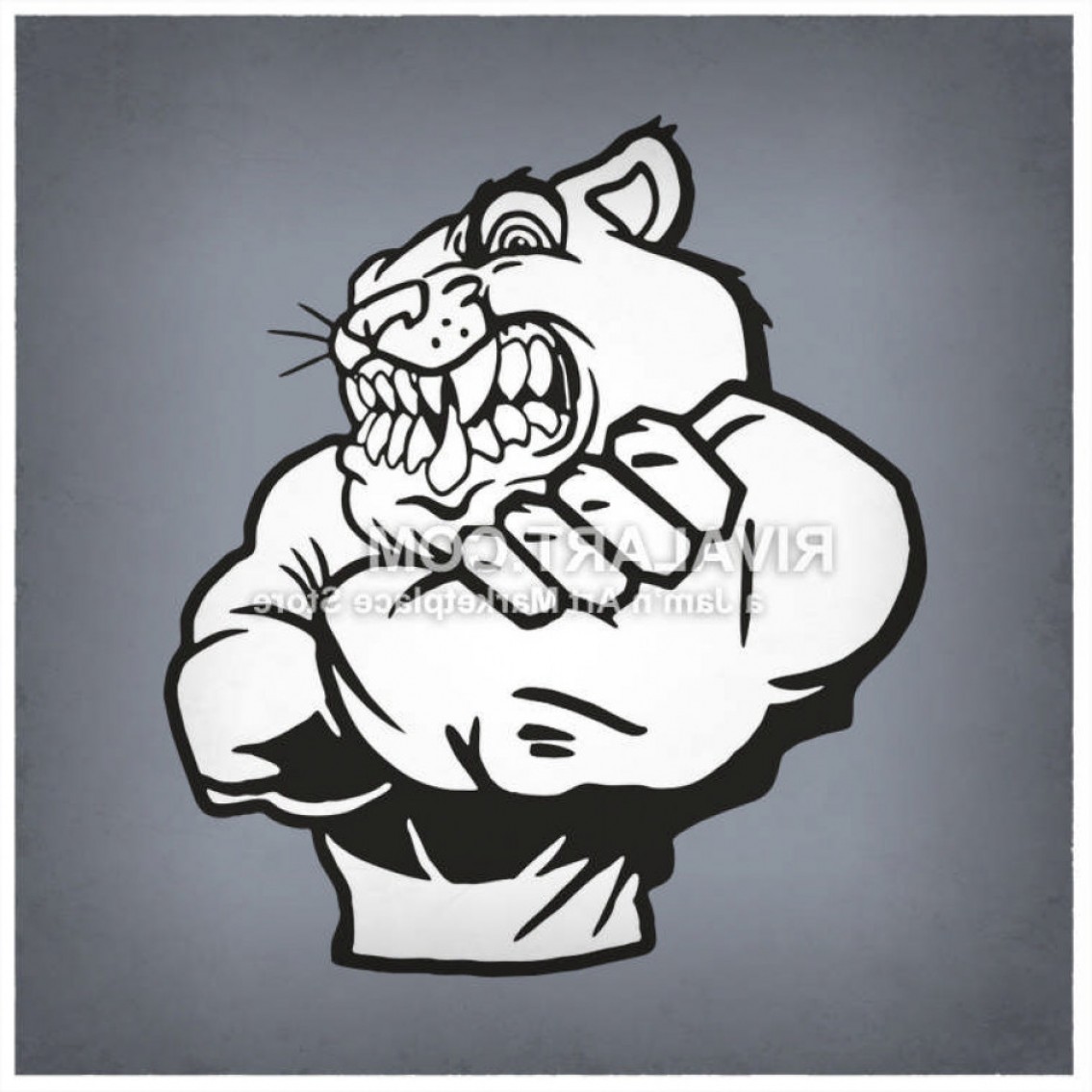 Vector Clipart Of Cougar With Arms Crossed Graphic Catchsplace 1135x1135 Vector Clipart Of Cougar With Arms Crossed Graphic Catchsplace