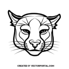 Cougar Vector at Vectorified.com | Collection of Cougar Vector free for ...