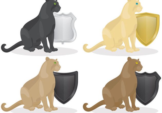 632x443 Cougar Mascot Vectors Free Vector Download Cannypic