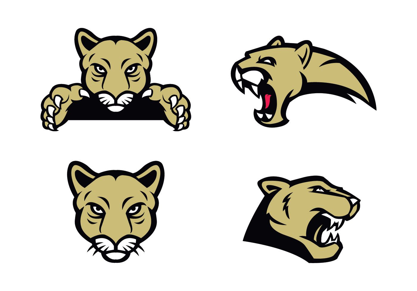 1400x980 Free Cougar Vector Cricut Vector Art, Vector Free, Art