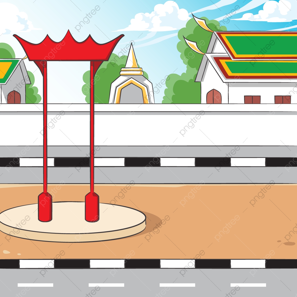 1200x1200 Map Red Symbols Red, Red Giant Swing, The Country, Map Vector Png