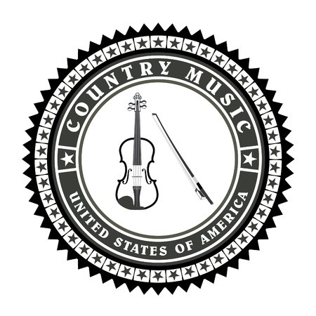 450x450 Vintage Label Country Music Vector Royalty Free Vector Graphics