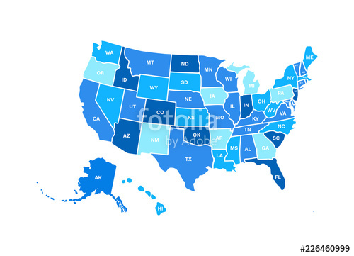 500x361 Blank Similar Usa Map Isolated On White Background United States