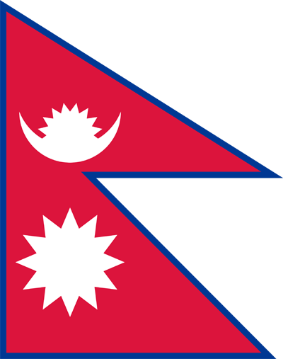 Nepal Flag Vector 400x507 Nepal Flag Vector