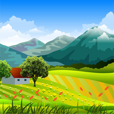 368x368 Countryside Free Vector Download