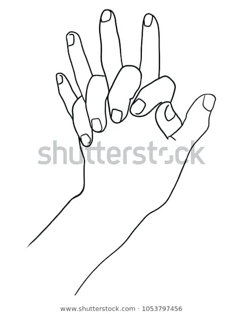 480x620 Drawing Holding Hands