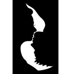 238x250 Couple Kissing Silhouette Vector