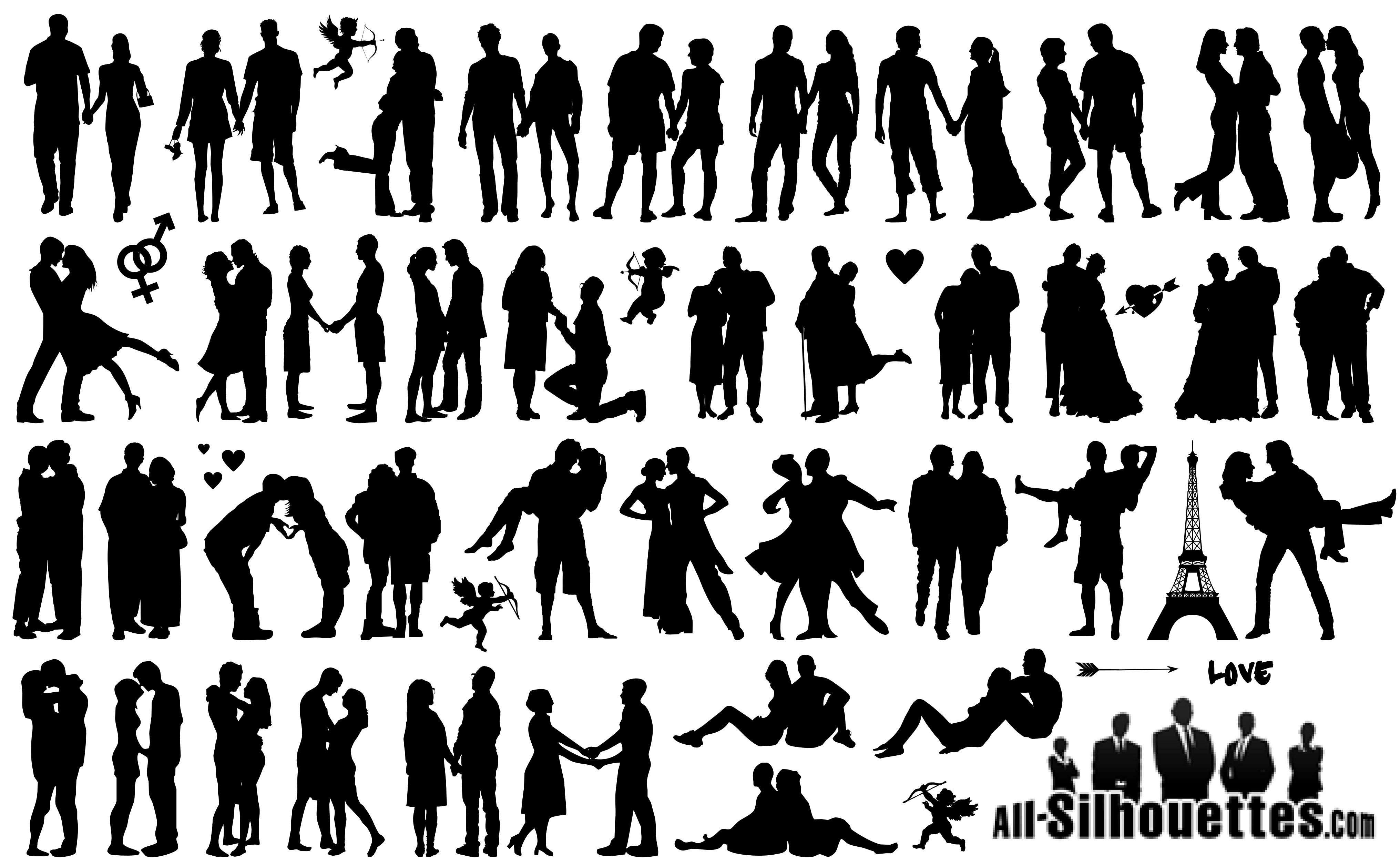 4063x2513 Silhouettes Romantic Love Couple Silhouettes Free Company Logo