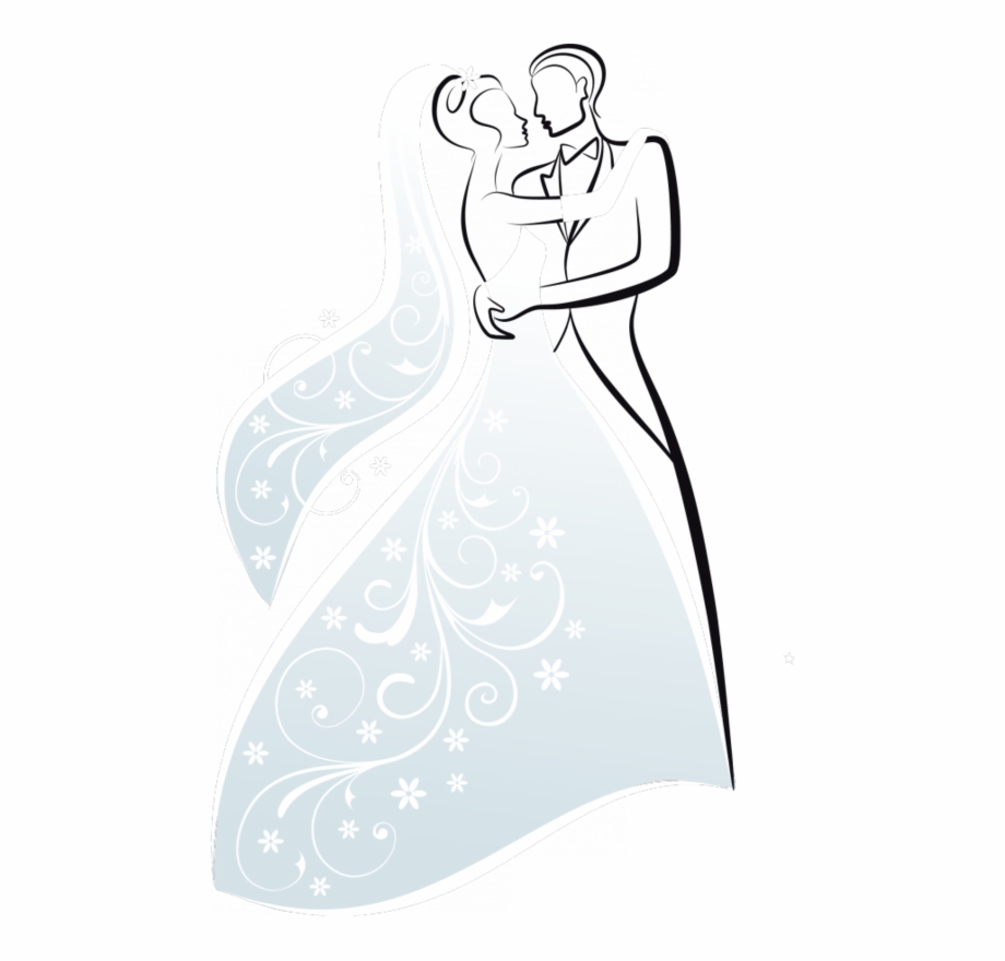 920x880 Bride And Groom Silhouettes