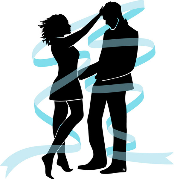 582x600 Love Couple Vector Free Vector In Encapsulated Postscript
