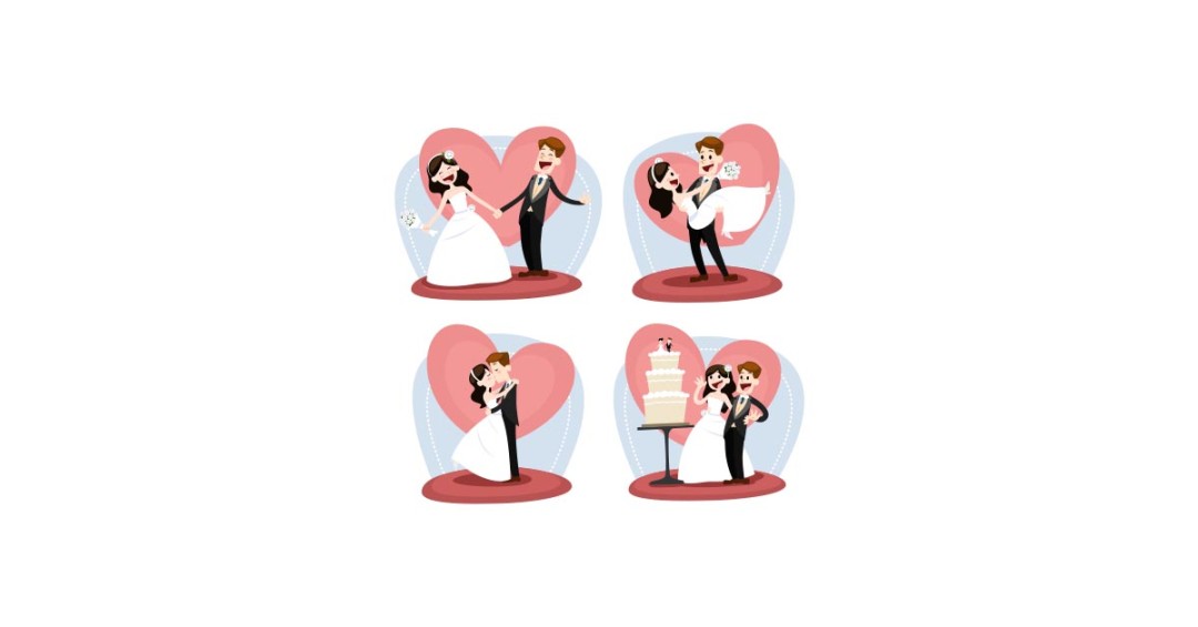 1080x565 Wedding Couple Vector And Transparent Png The Graphic Cave