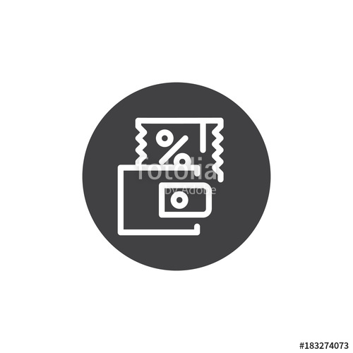 500x500 Discount Coupon Icon Vector Stock Image And Royalty Free Vector