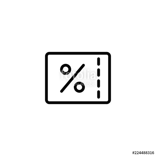 500x500 Coupon Icon Vector Stock Image And Royalty Free Vector