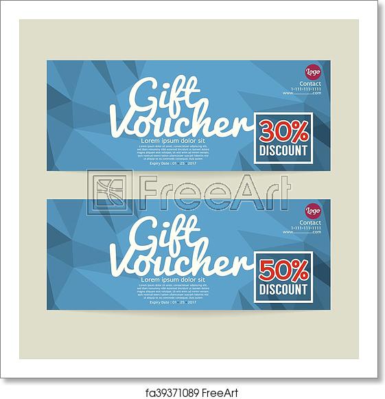 561x581 Free Art Print Of Gift Voucher Coupon Template Vector Gift