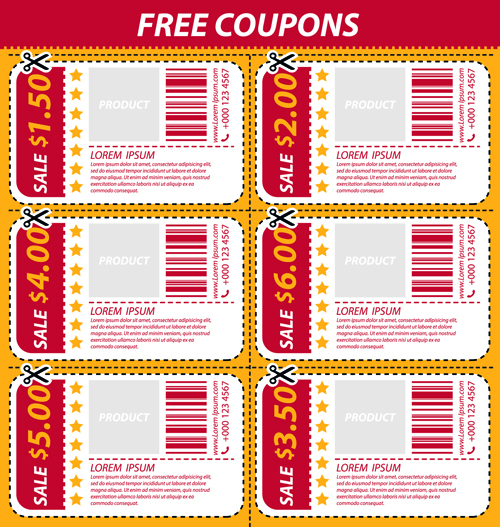 500x527 Vector Set Of Coupon Offer Template Over Millions Vectors