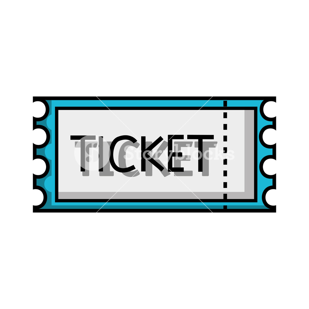 1000x1000 Ticket Design To Entertainment Event Coupon Vector Illustration