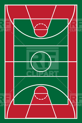 Basketball Court Vector Image Of Sport And Leisure Konturvid 267x400 Basketball Court Vector Image Of Sport And Leisure Konturvid