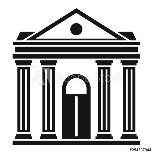 500x500 Courthouse Institution Icon Simple Illustration Of Courthouse