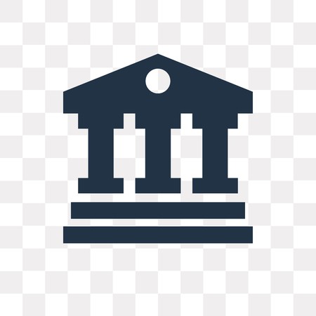 450x450 Courthouse Vector Icon Isolated On Transparent Background