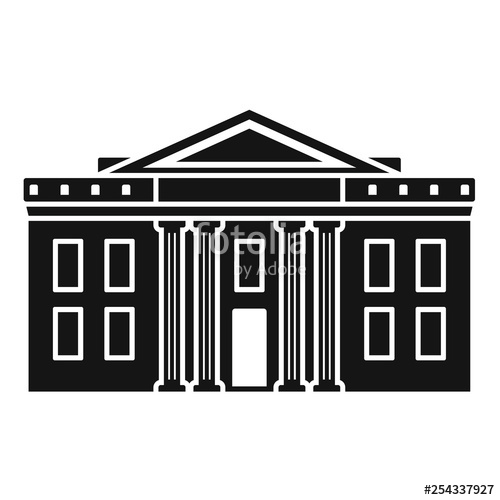 500x500 Museum Courthouse Icon Simple Illustration Of Museum Courthouse