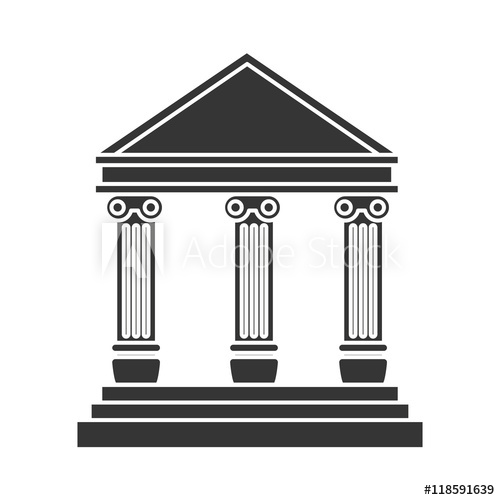 500x500 Bank Building Banking Financial Economy Money Exterior Courthouse