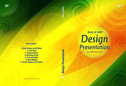 430x293 Cover Template Word Dvd Design Vector