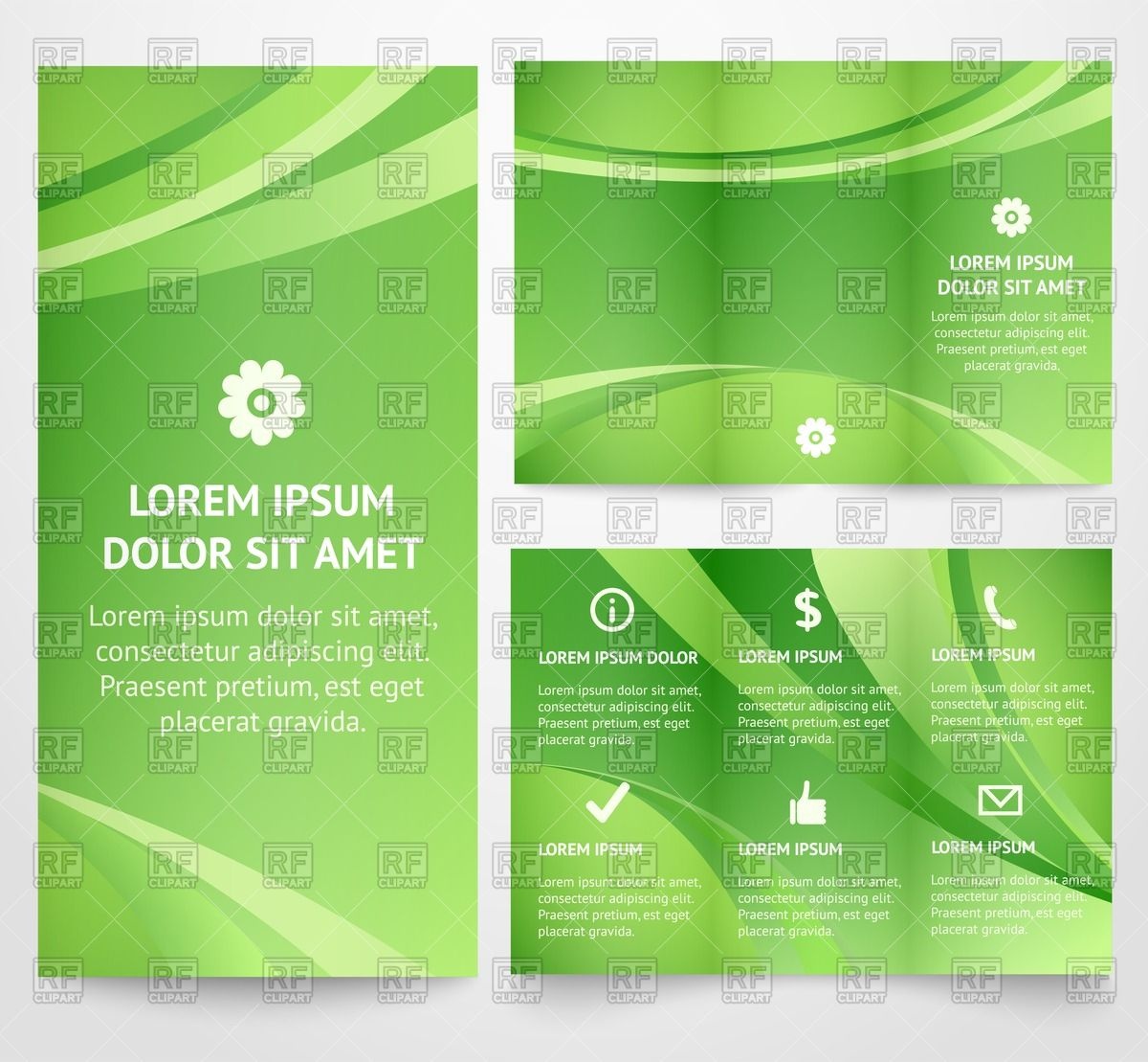 1200x1109 Green Business Flyer Template