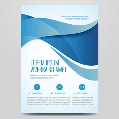 500x500 Blue Style Corporate Brochure Cover Design Vector Free Download