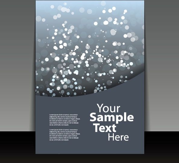 593x541 Exquisite Cover Template Vector Microsoft Word Brochure