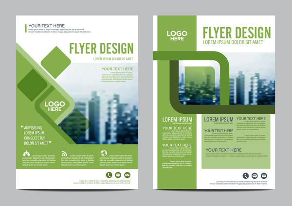600x424 Green Styles Book And Brochure Cover Vector Free Download