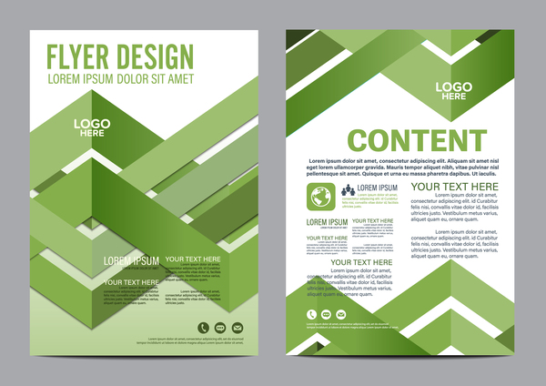 600x424 Green Styles Book And Brochure Cover Vector Free Download