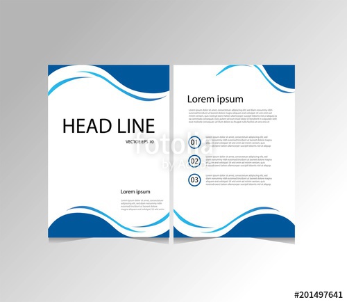 500x434 Abstract Vector Modern Business Flyers, Brochure Magazine