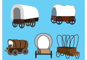 286x200 Covered Wagon Free Vector Art