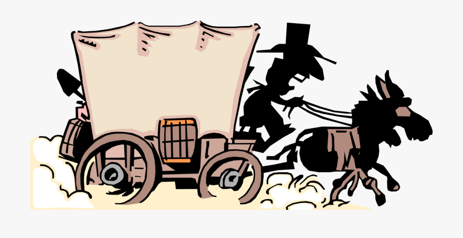 920x474 Vector Cowboy Wagon