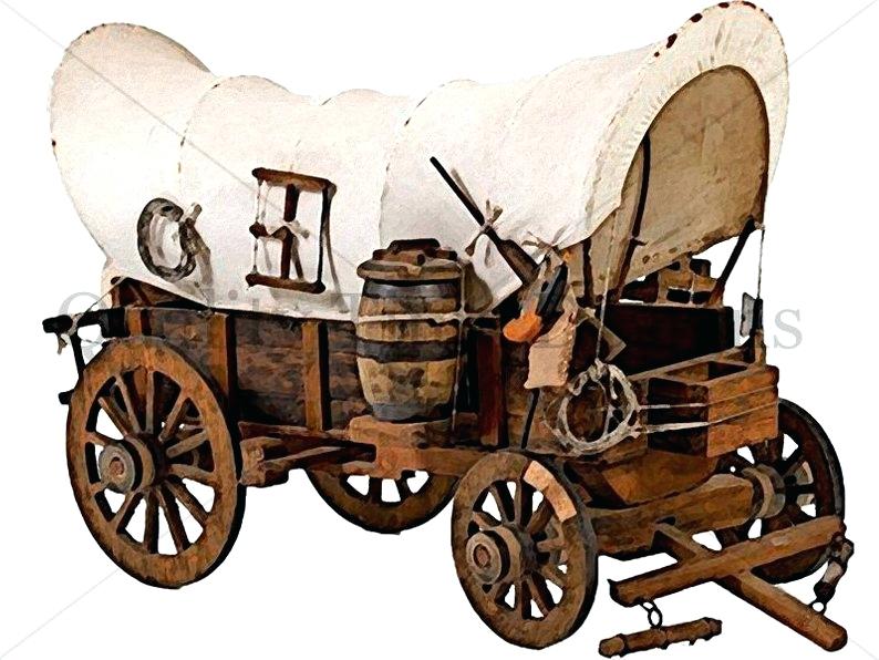 794x596 Pioneer Wagon Clipart