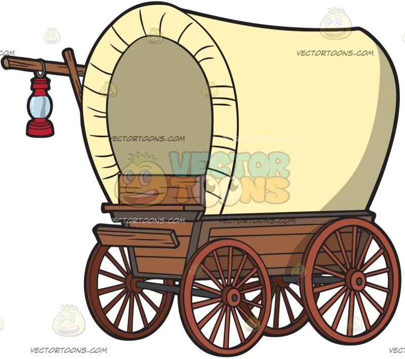 Covered Wagon Vector at Collection of Covered Wagon