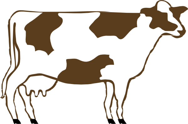 600x397 Cow Clip Art Free Vector