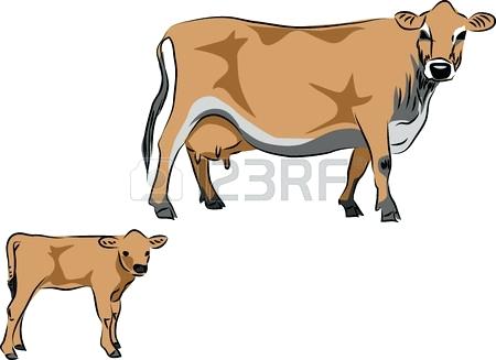 450x327 Cow Clipart Vector Illustration For Free Download And Use Images