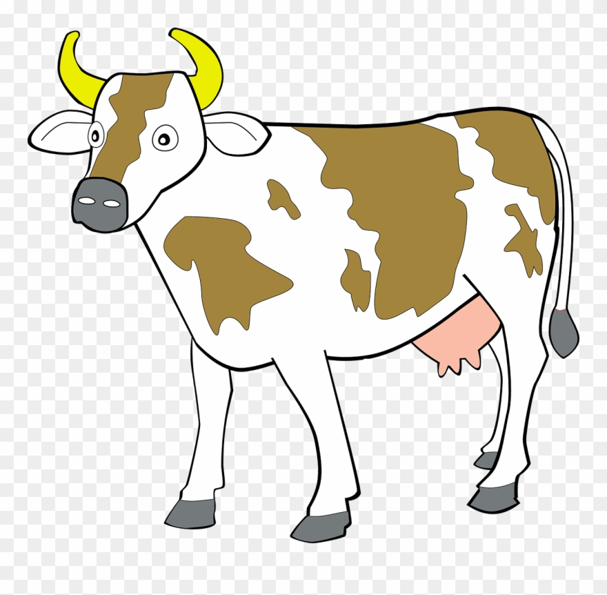 880x862 Free Vector Cow Clip Art