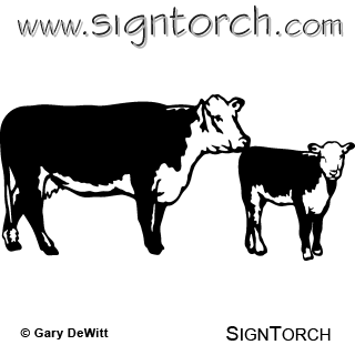 320x320 Clipart Cow Cnc Clipart Cow Calf = Signtorch Gallery Cows