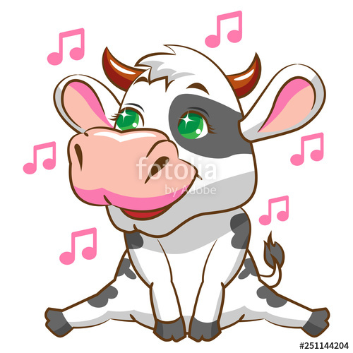 500x500 Cow Clipart Design Stock Image And Royalty Free Vector