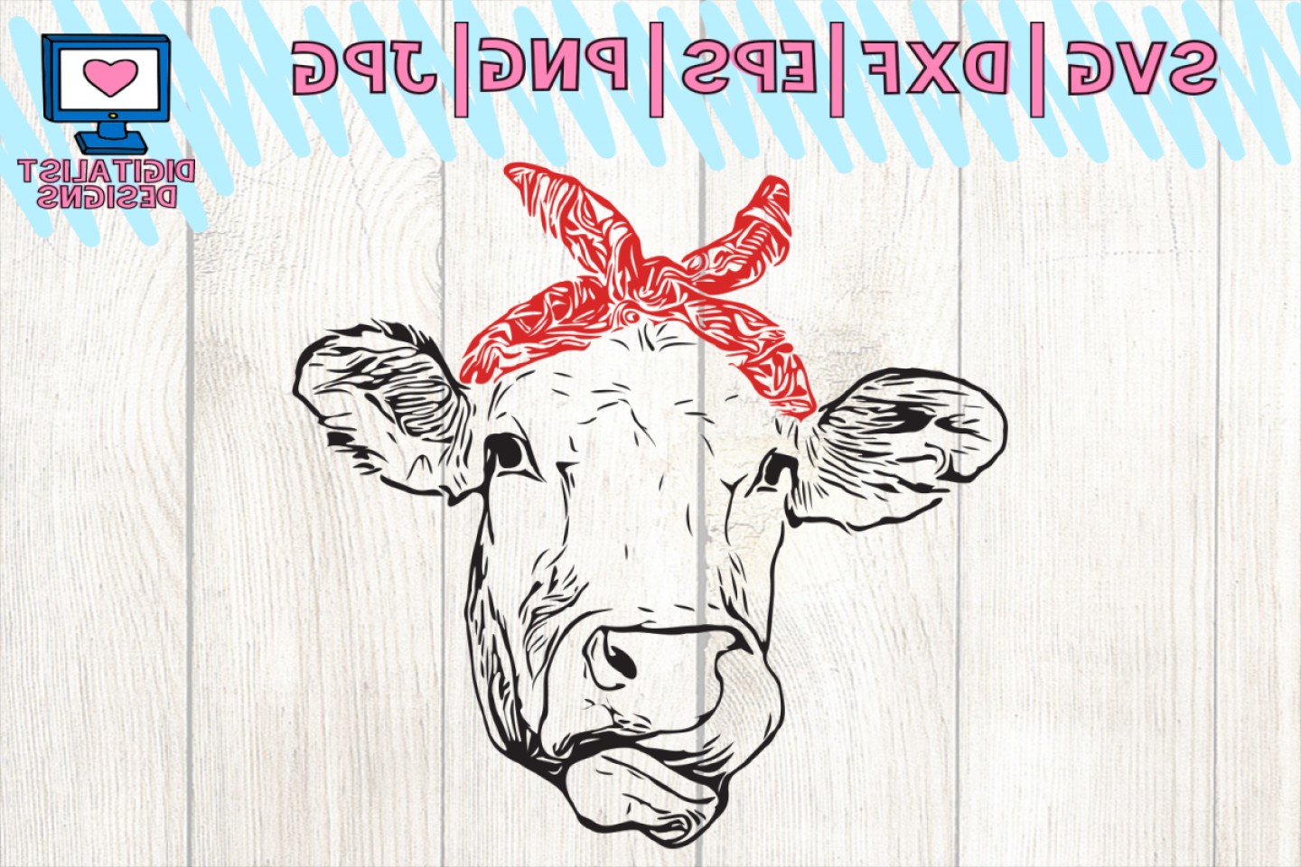 1440x960 Cow Cow Clipart Cow Face Bandanna Heifer