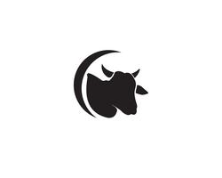 250x200 Cow Head Free Vector Art