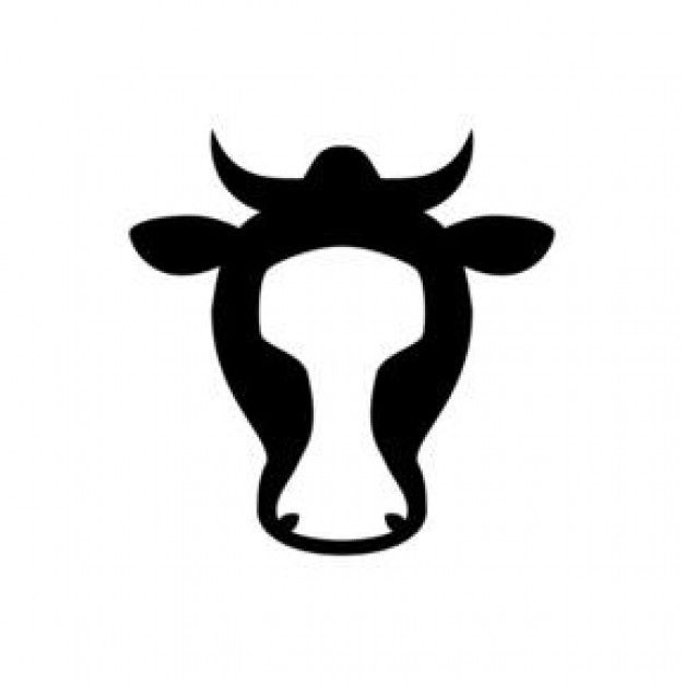 626x626 Cow Head Vector Sketch Wallpaper And Prints Silhouette Vector